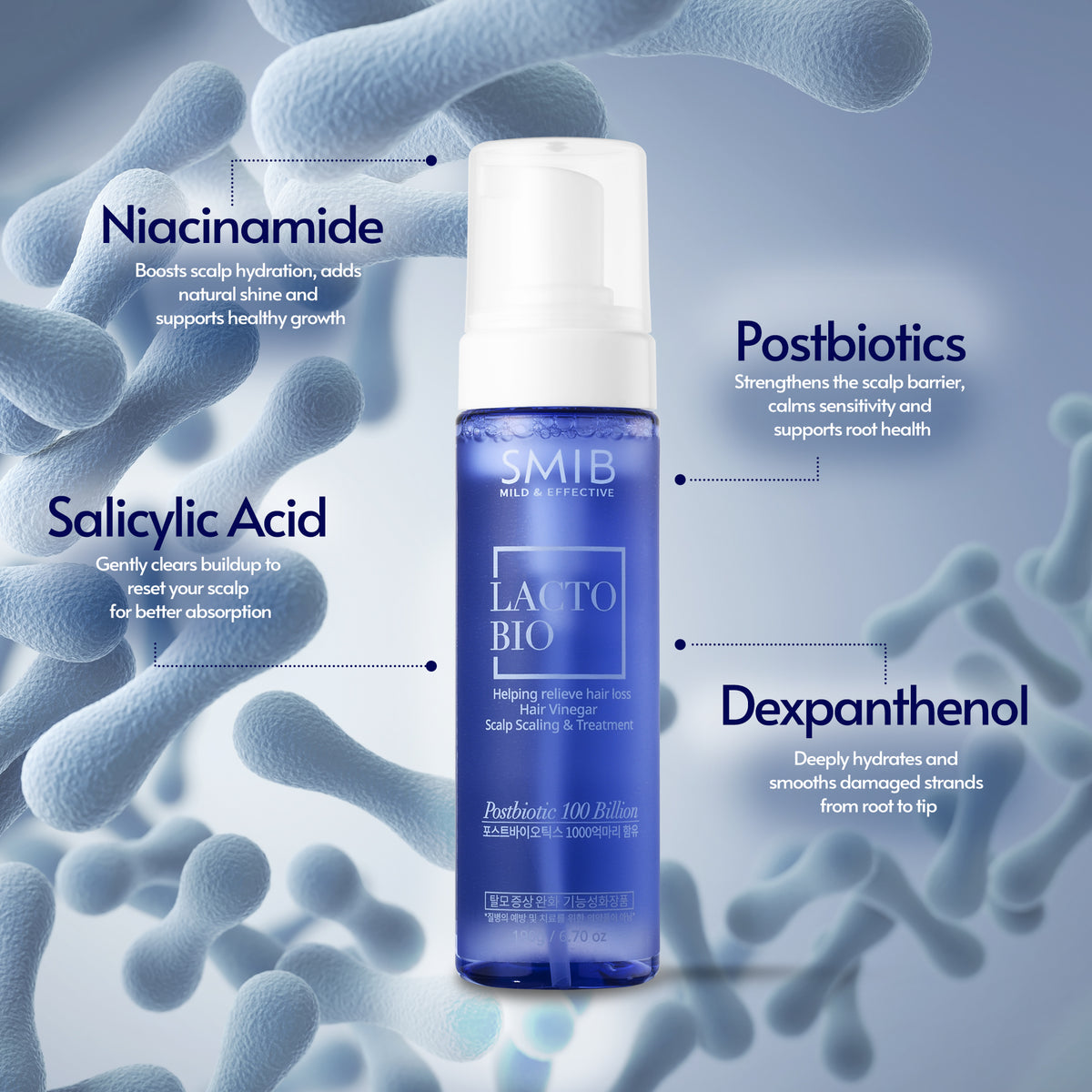 SMiB Anti-Frizz &amp; Repair Series -LactoBio Anti Frizz &amp; Repair Set