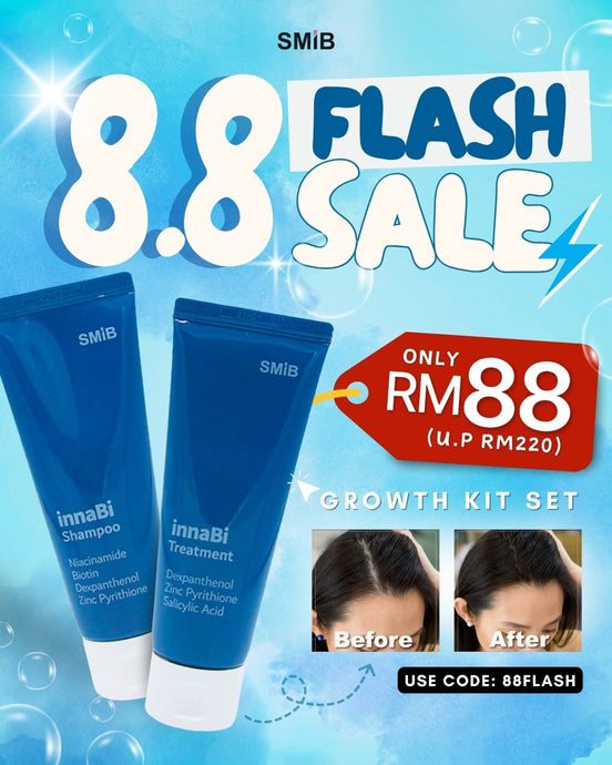 [ SMIB ] - 8.8 Flash Sales Hair Growth Kit Set