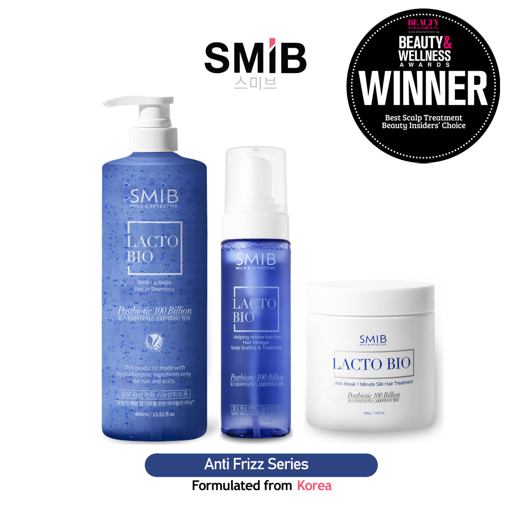 SMiB Anti-Frizz &amp; Repair Series -LactoBio Anti Frizz &amp; Repair Set