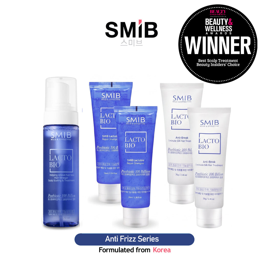 SMiB Anti-Frizz &amp; Repair Series -LactoBio Anti Frizz &amp; Repair Travel Bundle Set