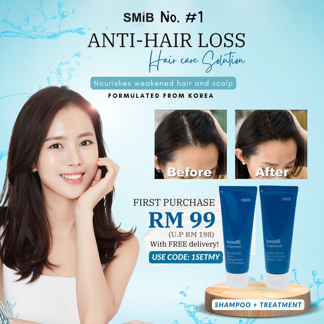 SMiB Anti Hair Loss Series - Hair Growth &amp; Repair Kit Set - 1st Order Promotion Malaysia